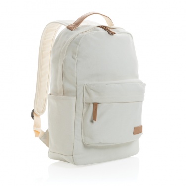 Logo trade corporate gifts picture of: Impact AWARE™ 16 oz. recycled canvas backpack