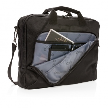 Logo trade promotional giveaway photo of: Deluxe 15” laptop bag