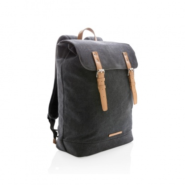 Logotrade promotional item picture of: Canvas laptop backpack PVC free