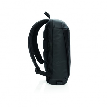 Logo trade promotional items image of: Madrid anti-theft RFID USB laptop backpack PVC free