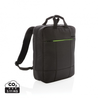 Logo trade promotional gifts image of: Soho business RPET 15.6" laptop backpack PVC free