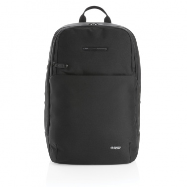 Logotrade promotional giveaway image of: Swiss Peak laptop backpack with UV-C steriliser pocket