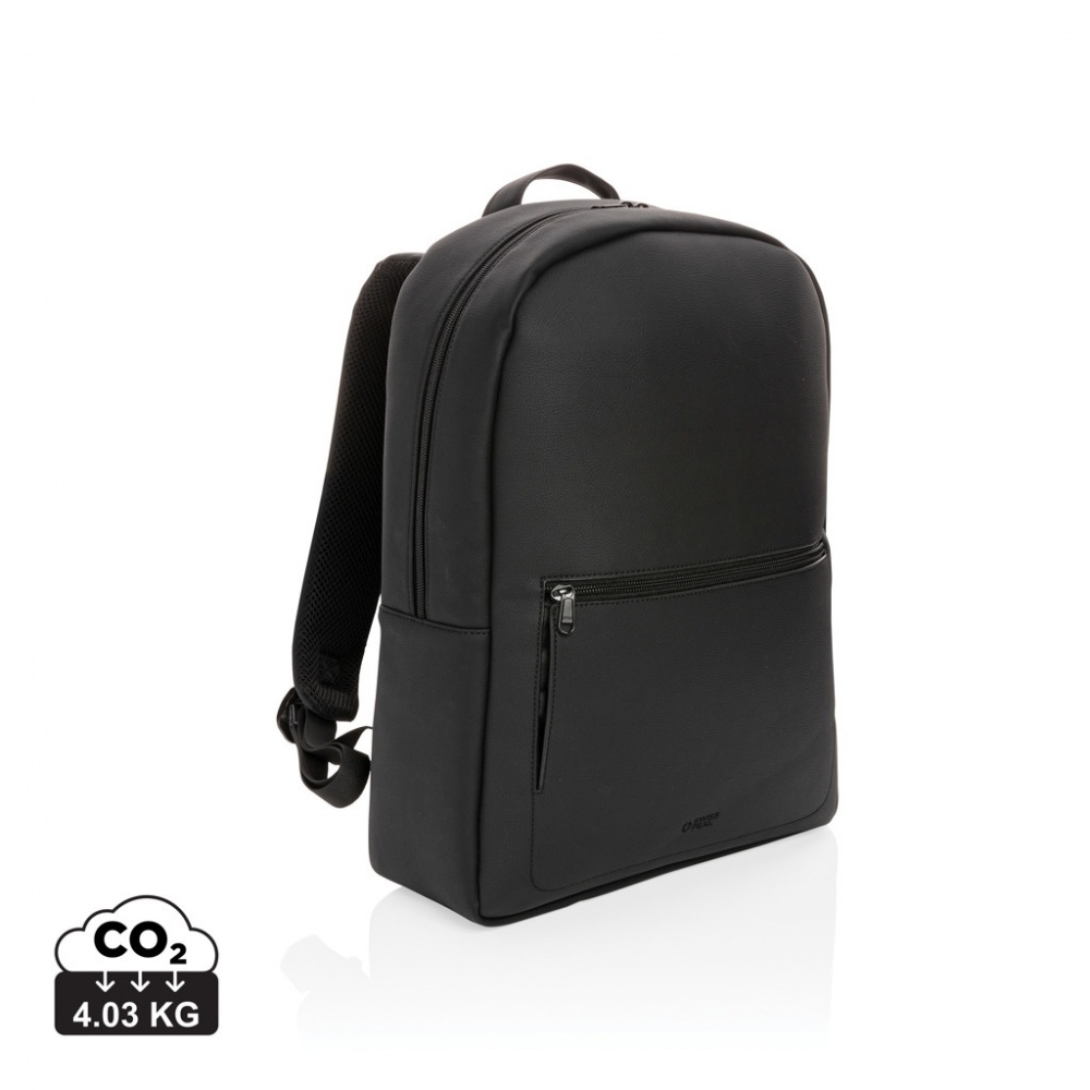 Logotrade promotional gift picture of: Swiss Peak deluxe PU laptop backpack PVC free