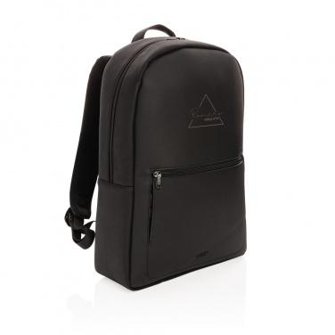 Logotrade business gift image of: Swiss Peak deluxe PU laptop backpack PVC free