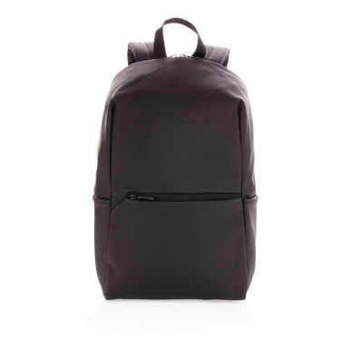 Logo trade business gifts image of: Smooth PU 15.6"laptop backpack