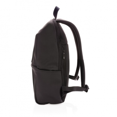 Logo trade promotional giveaways image of: Smooth PU 15.6"laptop backpack