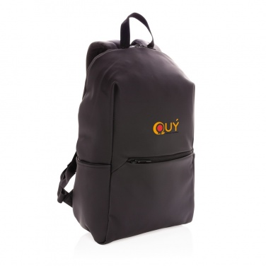 Logotrade promotional gift picture of: Smooth PU 15.6"laptop backpack