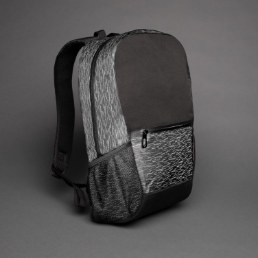 Logo trade business gift photo of: AWARE™ RPET Reflective laptop backpack