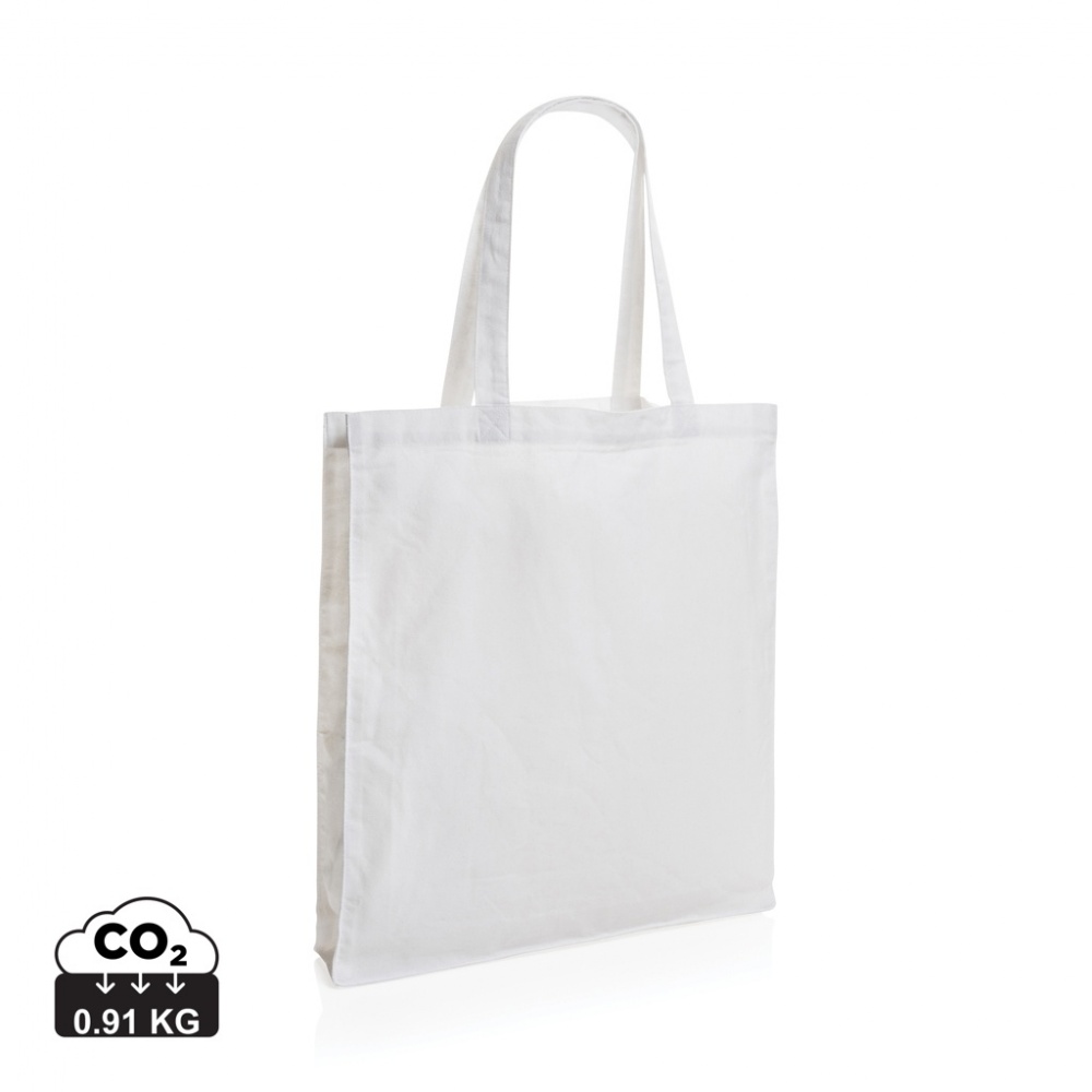 Logotrade promotional product picture of: Impact AWARE™ Recycled cotton tote w/bottom 145g