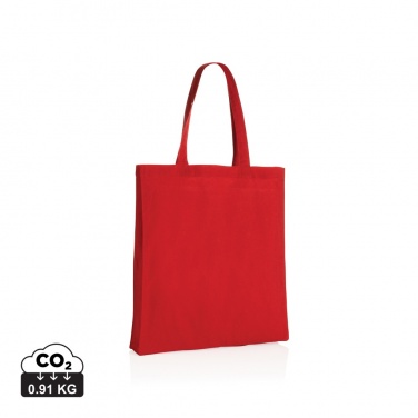 Logo trade corporate gifts image of: Impact AWARE™ Recycled cotton tote w/bottom 145g