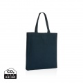 Impact AWARE™ Recycled cotton tote w/bottom 145g, navy