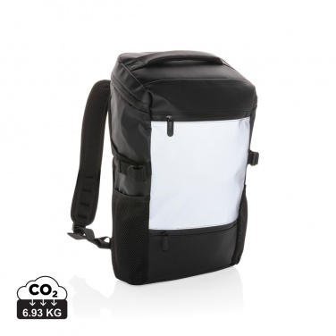 Logo trade promotional gifts picture of: PU high visibility easy access 15.6" laptop backpack