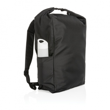 Logotrade promotional item image of: Impact AWARE™ RPET lightweight rolltop backpack