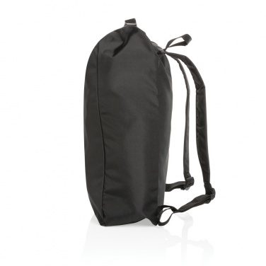 Logo trade promotional products image of: Impact AWARE™ RPET lightweight rolltop backpack