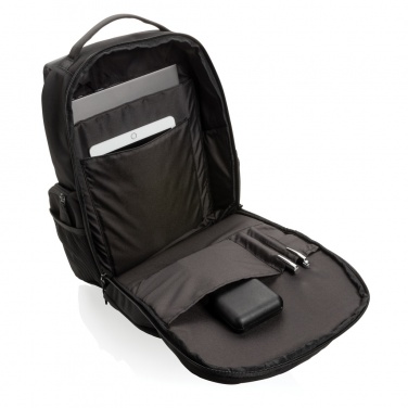 Logo trade business gift photo of: Swiss Peak AWARE™ RPET 15.6 inch commuter backpack