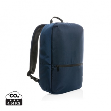 Logotrade promotional giveaway image of: Impact AWARE™ 1200D Minimalist 15.6 inch laptop backpack