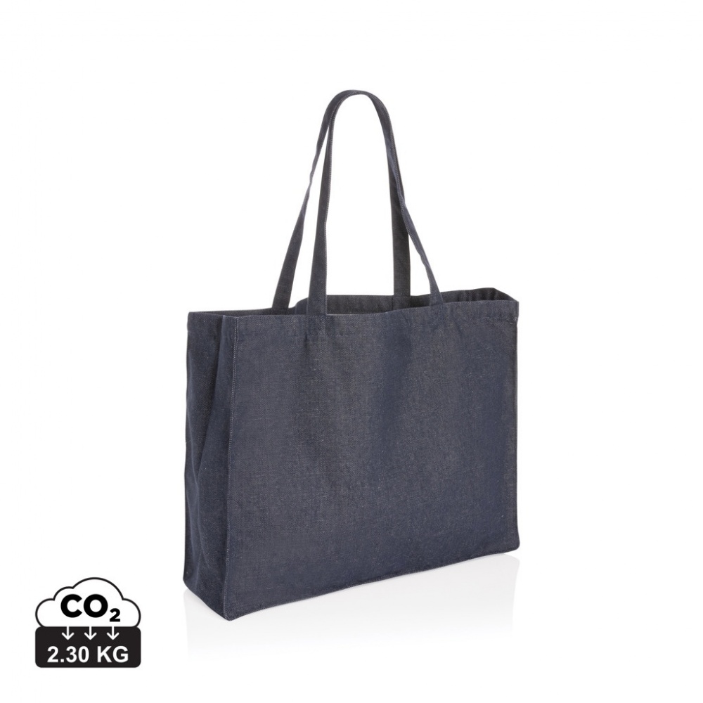 Logotrade promotional item image of: Impact AWARE™ recycled denim shopper