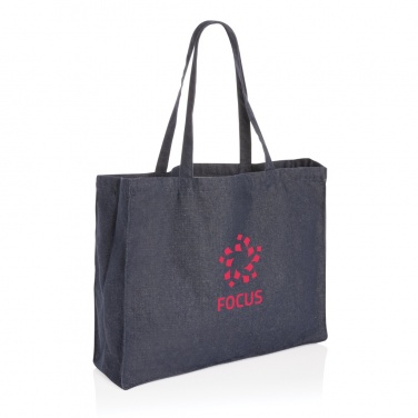 Logo trade advertising product photo of: Impact AWARE™ recycled denim shopper