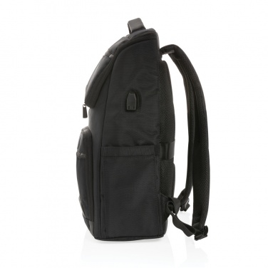 Logotrade business gift image of: Swiss Peak AWARE™ RPET Voyager 15.6" laptop backpack