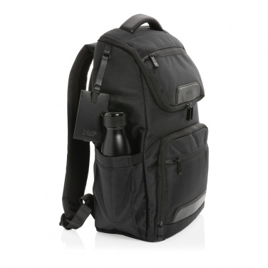 Logo trade promotional item photo of: Swiss Peak AWARE™ RPET Voyager 15.6" laptop backpack