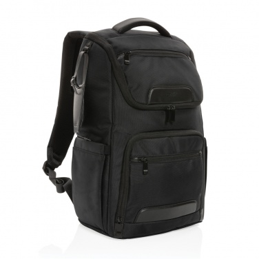 Logo trade promotional item photo of: Swiss Peak AWARE™ RPET Voyager 15.6" laptop backpack