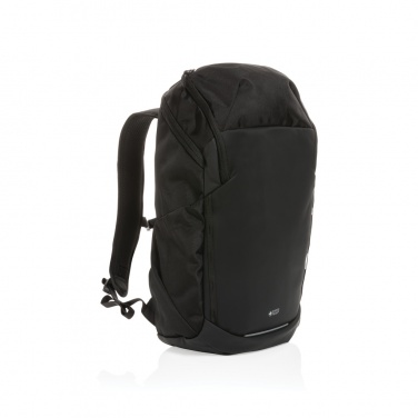 Logo trade promotional giveaways image of: Swiss Peak AWARE™ RPET 15.6 inch business backpack