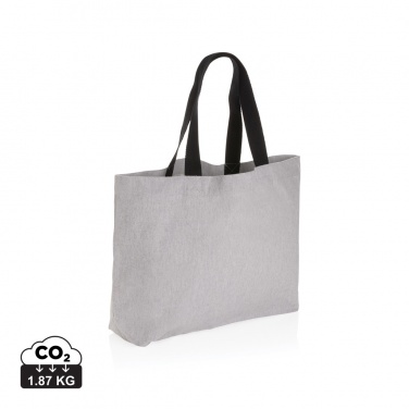 Logo trade corporate gifts image of: Impact Aware™ 240 gsm rcanvas large tote undyed