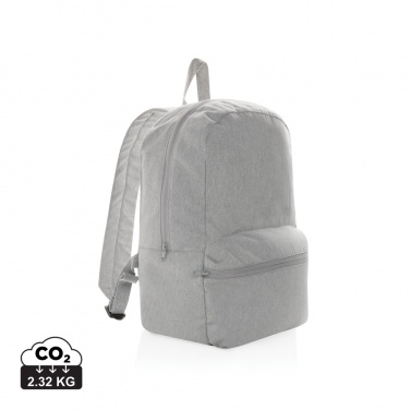 Logo trade promotional merchandise image of: Impact Aware™ 285 gsm rcanvas backpack undyed