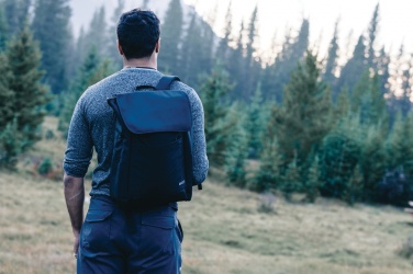 Logo trade promotional items image of: Swiss Peak Fern AWARE™ RPET all over zipper 15.6" backpack