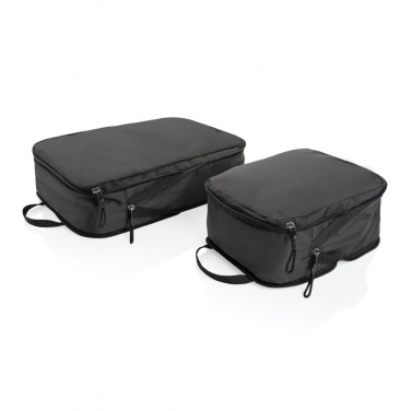 Logo trade promotional product photo of: Swiss Peak Ridge AWARE™ RPET compression travel cubes 2pc