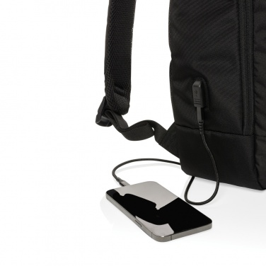 Logo trade advertising products picture of: Swiss Peak AWARE™ modern 15.6" laptop backpack