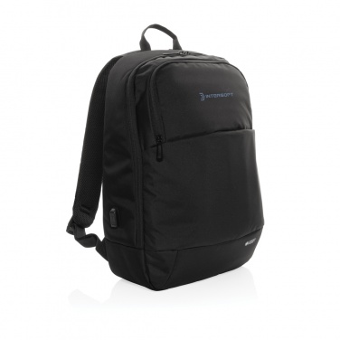 Logo trade promotional gift photo of: Swiss Peak AWARE™ modern 15.6" laptop backpack