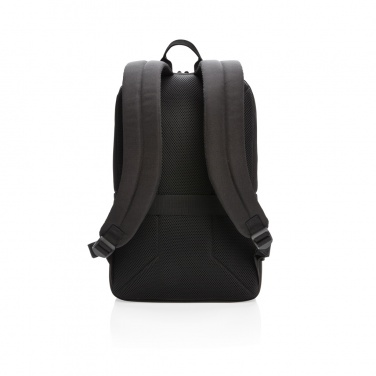 Logotrade corporate gift picture of: Swiss Peak AWARE™ RFID and USB A laptop backpack