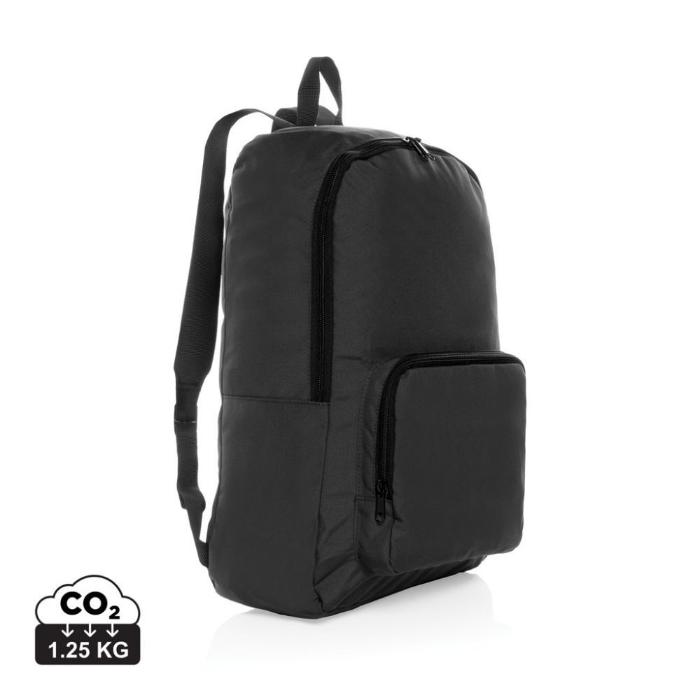 Logotrade promotional products photo of: Dillon AWARE™ RPET foldable classic backpack