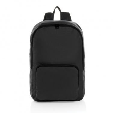 Logo trade promotional gifts image of: Dillon AWARE™ RPET foldable classic backpack