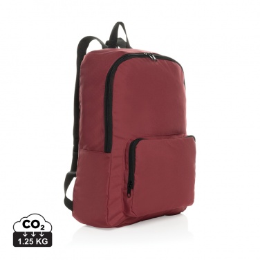 Logotrade promotional item image of: Dillon AWARE™ RPET foldable classic backpack