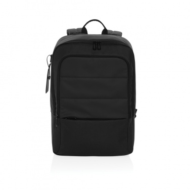 Logo trade promotional items picture of: Armond AWARE™ RPET 15.6 inch deluxe laptop backpack