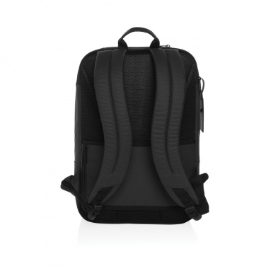 Logo trade promotional products image of: Armond AWARE™ RPET 15.6 inch deluxe laptop backpack