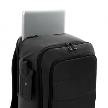 Logo trade promotional merchandise photo of: Armond AWARE™ RPET 15.6 inch deluxe laptop backpack