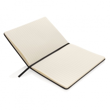 Logo trade advertising products image of: Deluxe A5 Notebook with phone pocket