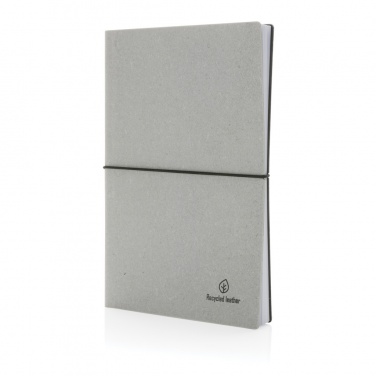 Logo trade advertising product photo of: A5 recycled leather notebook