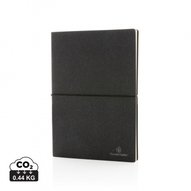 Logotrade promotional giveaway image of: A5 recycled leather notebook