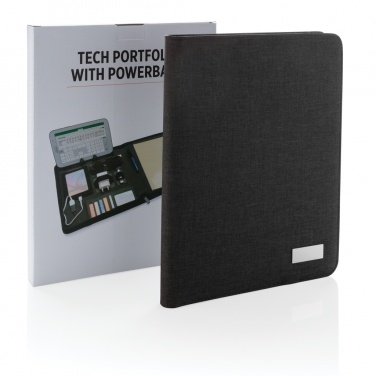 Logotrade advertising products photo of: Tech portfolio with powerbank