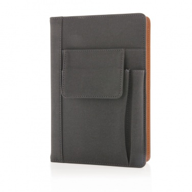 Logotrade business gift image of: Notebook with phone pocket