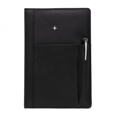 Logo trade promotional product photo of: Refillable notebook and pen set