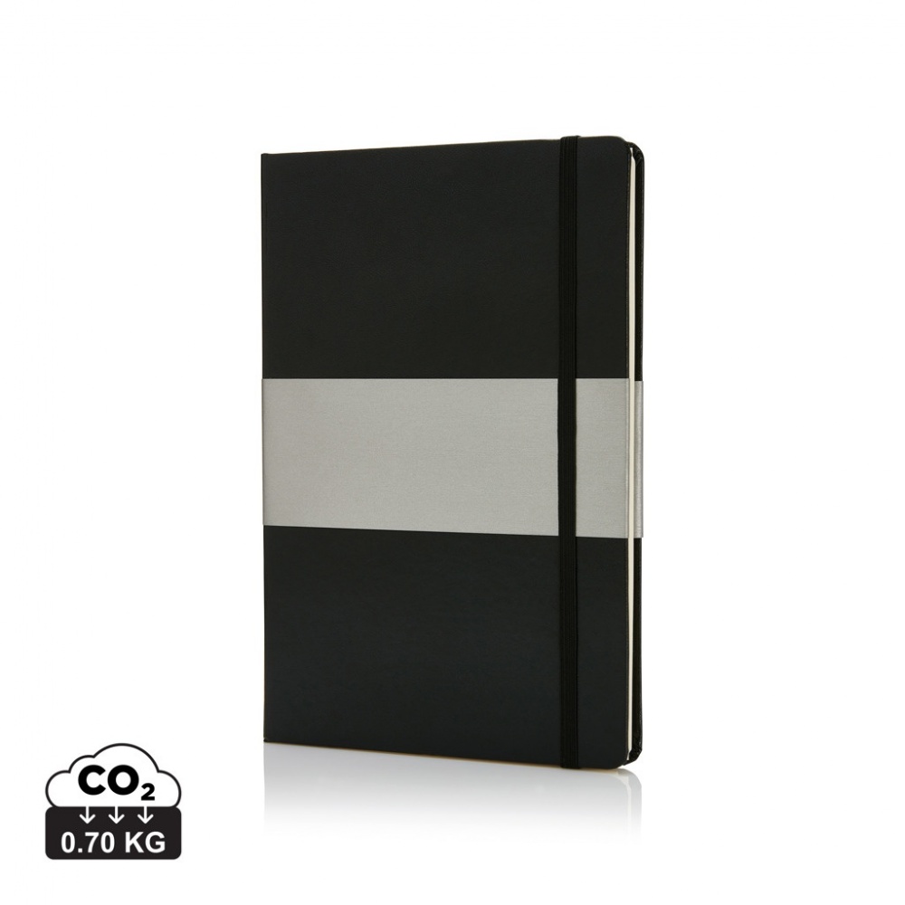 Logotrade corporate gift picture of: Deluxe hardcover A5 notebook