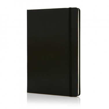 Logo trade promotional giveaway photo of: Deluxe hardcover A5 notebook