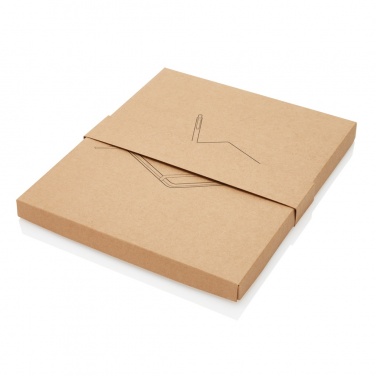 Logotrade promotional item image of: A5 notebook with bamboo pen including stylus