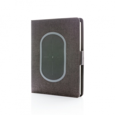 Logo trade promotional items image of: Air 5W wireless charging notebook cover A5