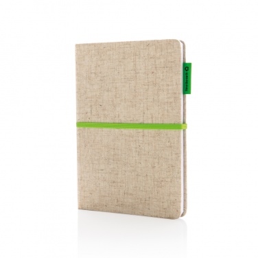 Logotrade business gift image of: A5 jute notebook